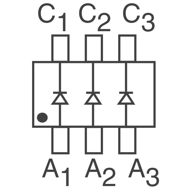 BAS70TW-7-F Diodes Incorporated  Dioden - Gleichrichter - Arrays